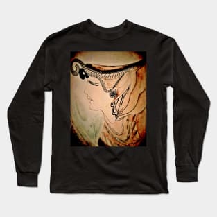 Amphitrite figurehead Jacqueline Mcculloch Long Sleeve T-Shirt